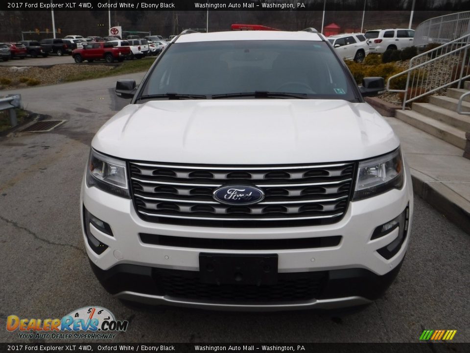 2017 Ford Explorer XLT 4WD Oxford White / Ebony Black Photo #10