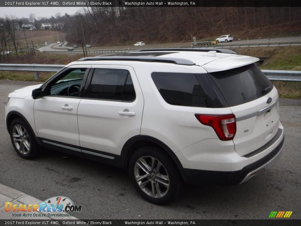 2017 Ford Explorer XLT 4WD Oxford White / Ebony Black Photo #13