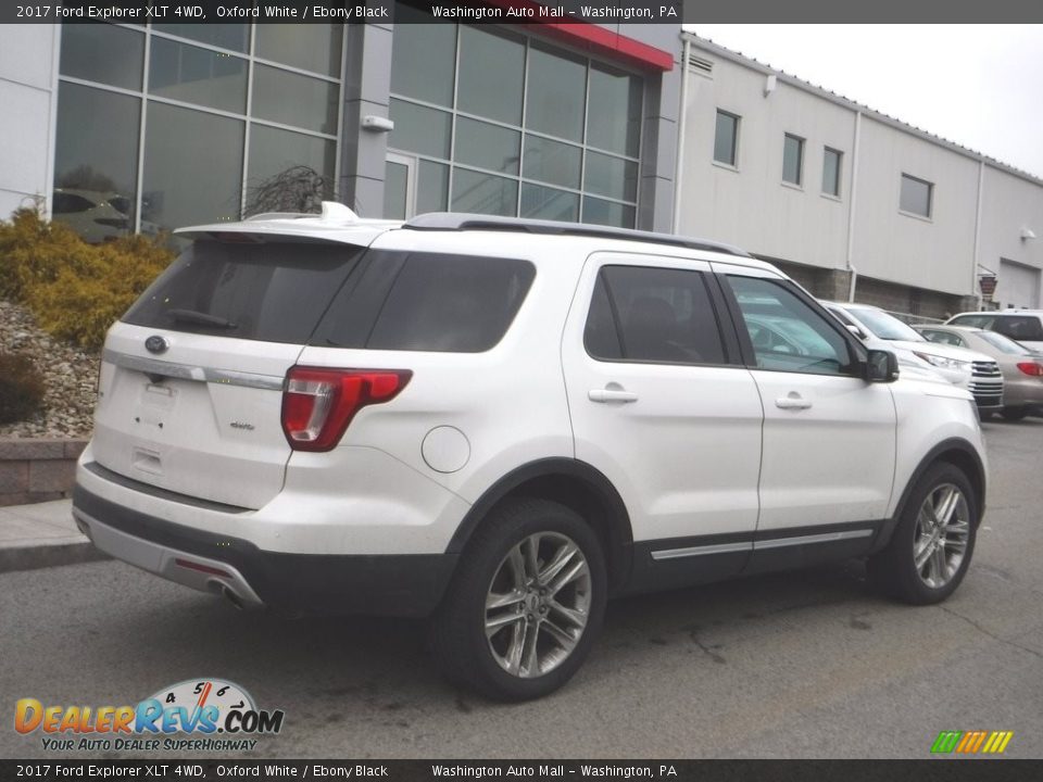 2017 Ford Explorer XLT 4WD Oxford White / Ebony Black Photo #14