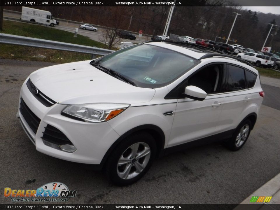 2015 Ford Escape SE 4WD Oxford White / Charcoal Black Photo #13