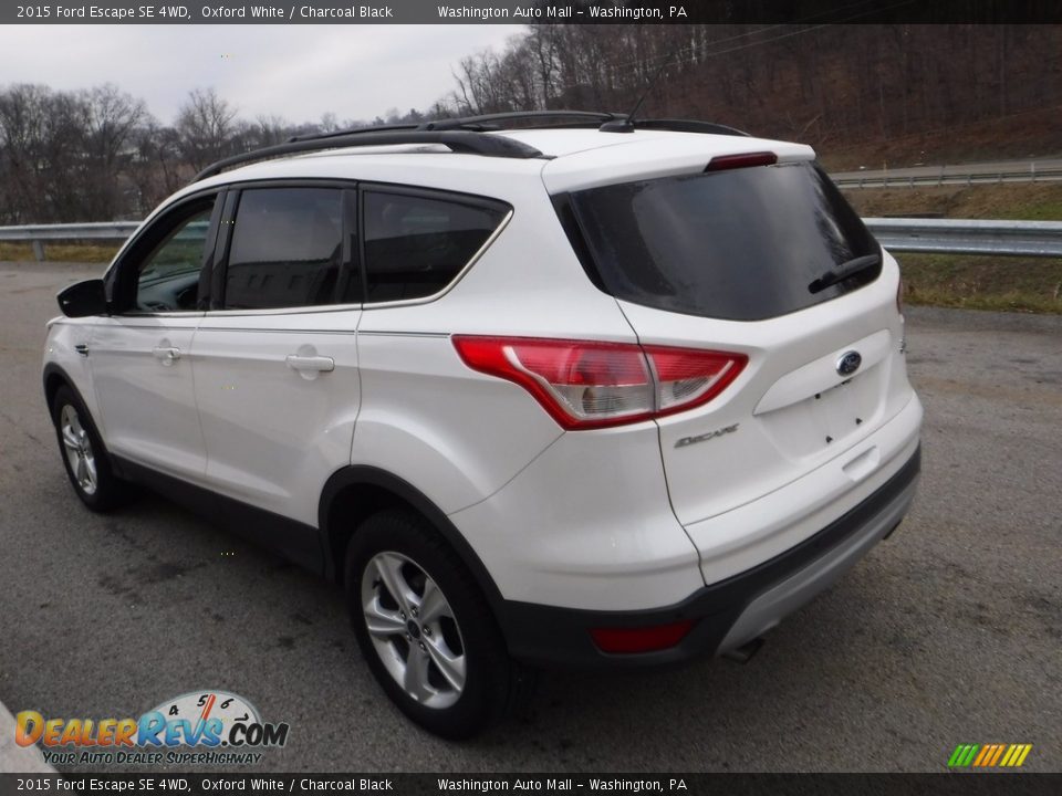 2015 Ford Escape SE 4WD Oxford White / Charcoal Black Photo #16