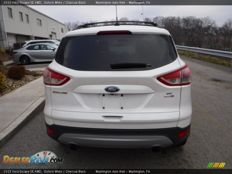 2015 Ford Escape SE 4WD Oxford White / Charcoal Black Photo #17