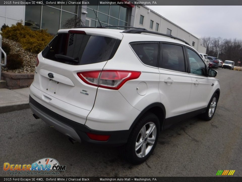 2015 Ford Escape SE 4WD Oxford White / Charcoal Black Photo #18