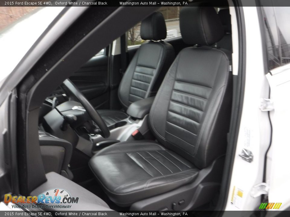 2015 Ford Escape SE 4WD Oxford White / Charcoal Black Photo #23