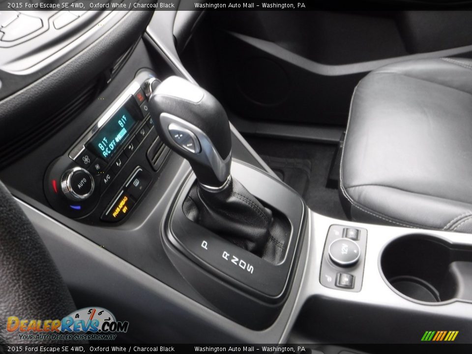 2015 Ford Escape SE 4WD Oxford White / Charcoal Black Photo #25