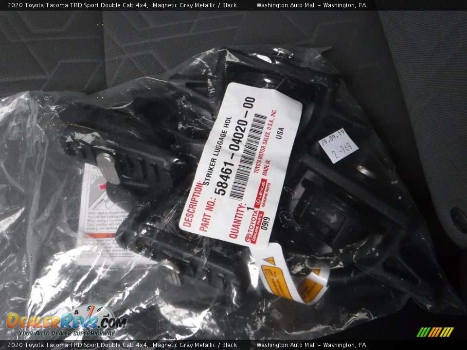 2020 Toyota Tacoma TRD Sport Double Cab 4x4 Magnetic Gray Metallic / Black Photo #27