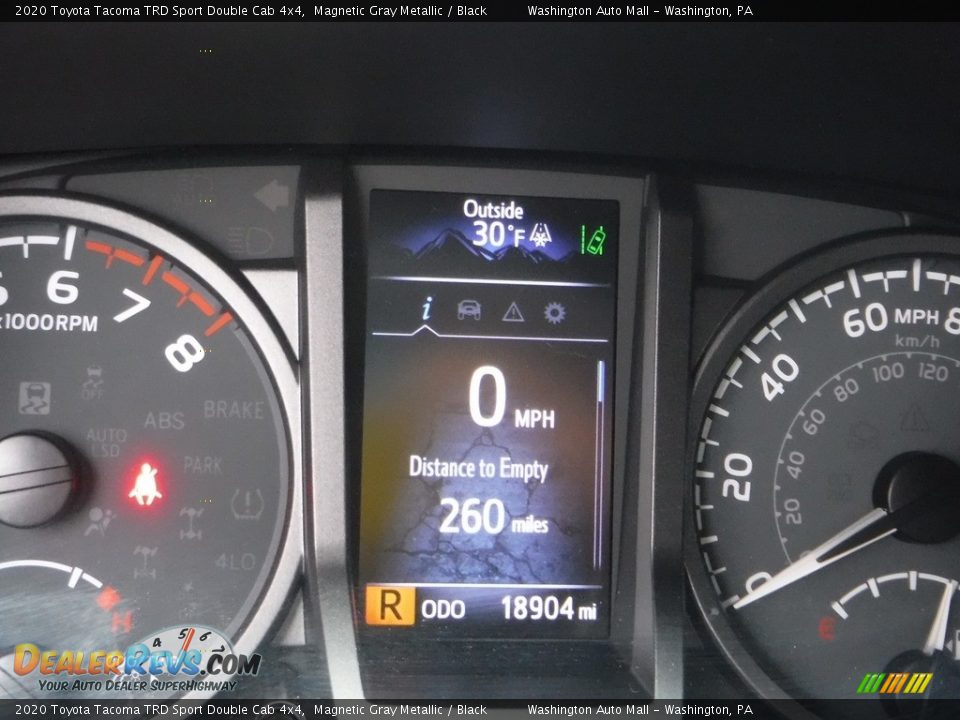2020 Toyota Tacoma TRD Sport Double Cab 4x4 Magnetic Gray Metallic / Black Photo #30