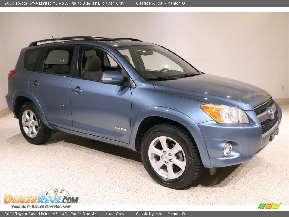 2010 Toyota RAV4 Limited V6 4WD Pacific Blue Metallic / Ash Gray Photo #1
