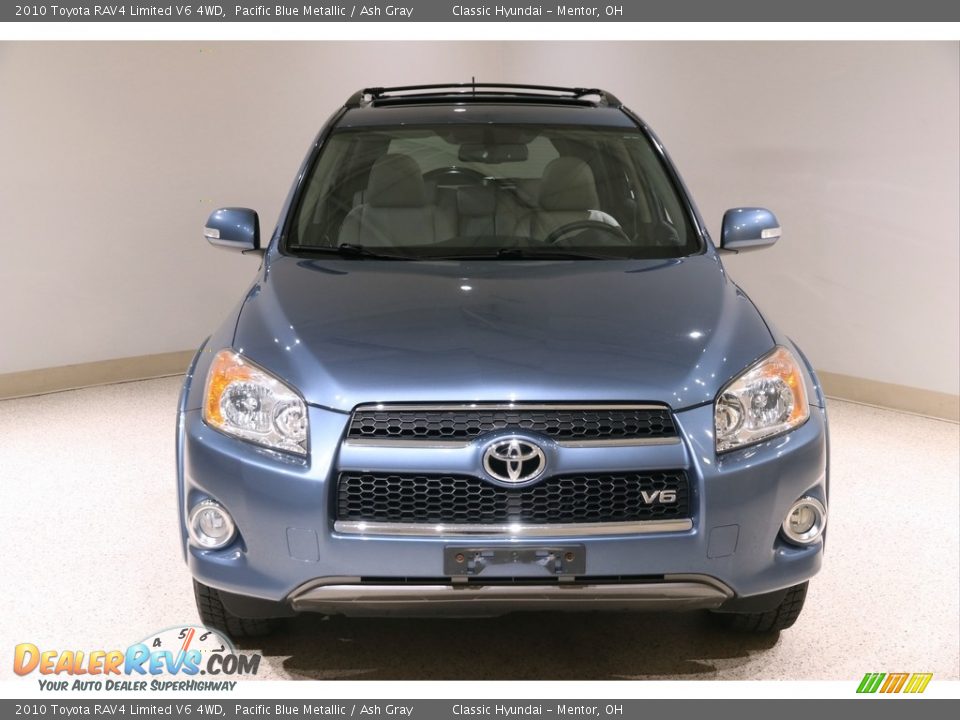 2010 Toyota RAV4 Limited V6 4WD Pacific Blue Metallic / Ash Gray Photo #2