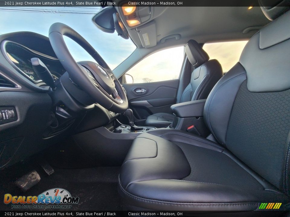2021 Jeep Cherokee Latitude Plus 4x4 Slate Blue Pearl / Black Photo #2