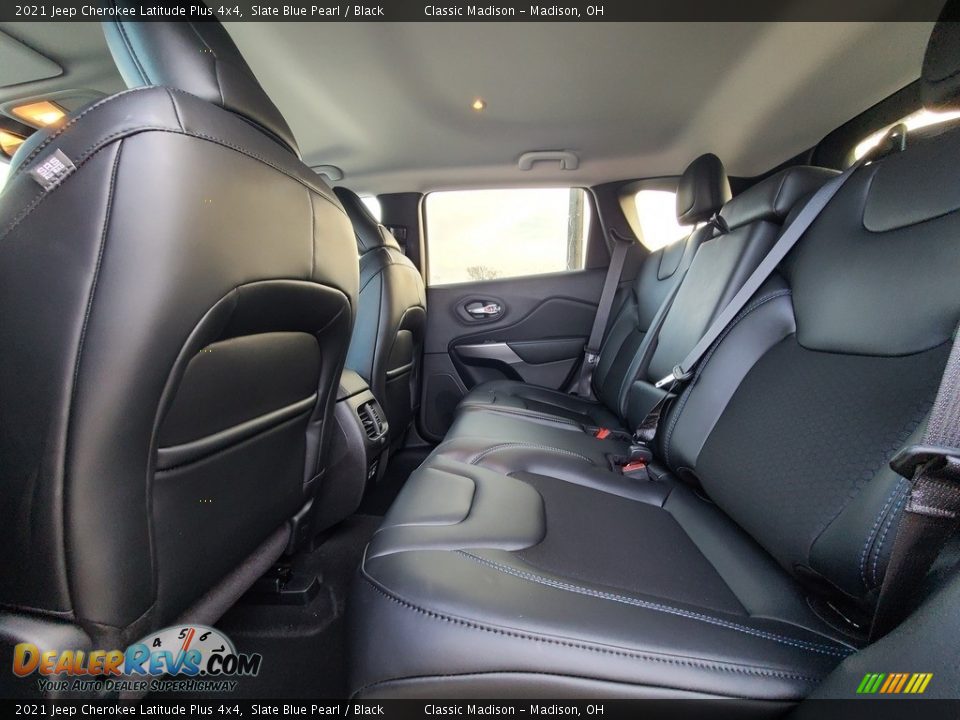 2021 Jeep Cherokee Latitude Plus 4x4 Slate Blue Pearl / Black Photo #3