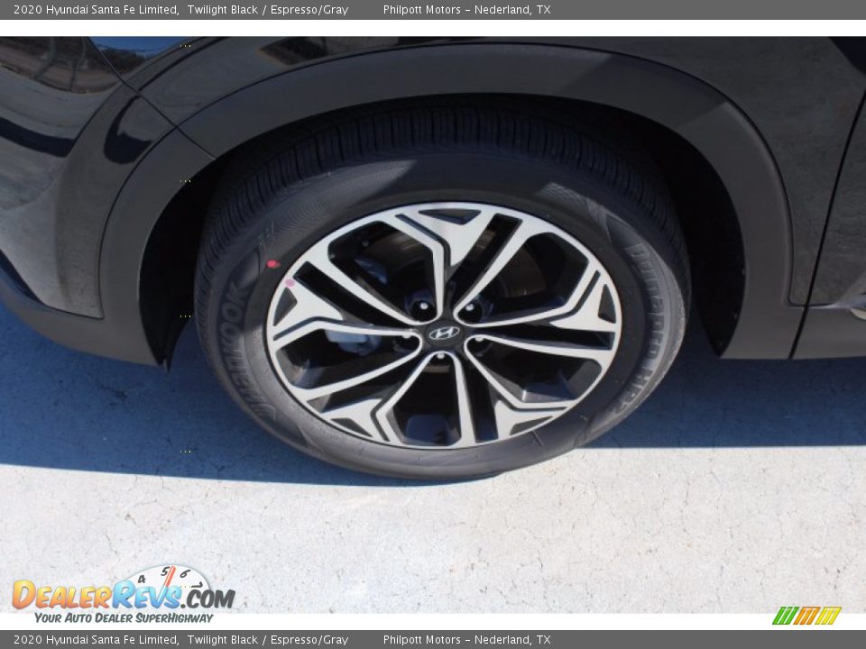 2020 Hyundai Santa Fe Limited Twilight Black / Espresso/Gray Photo #5