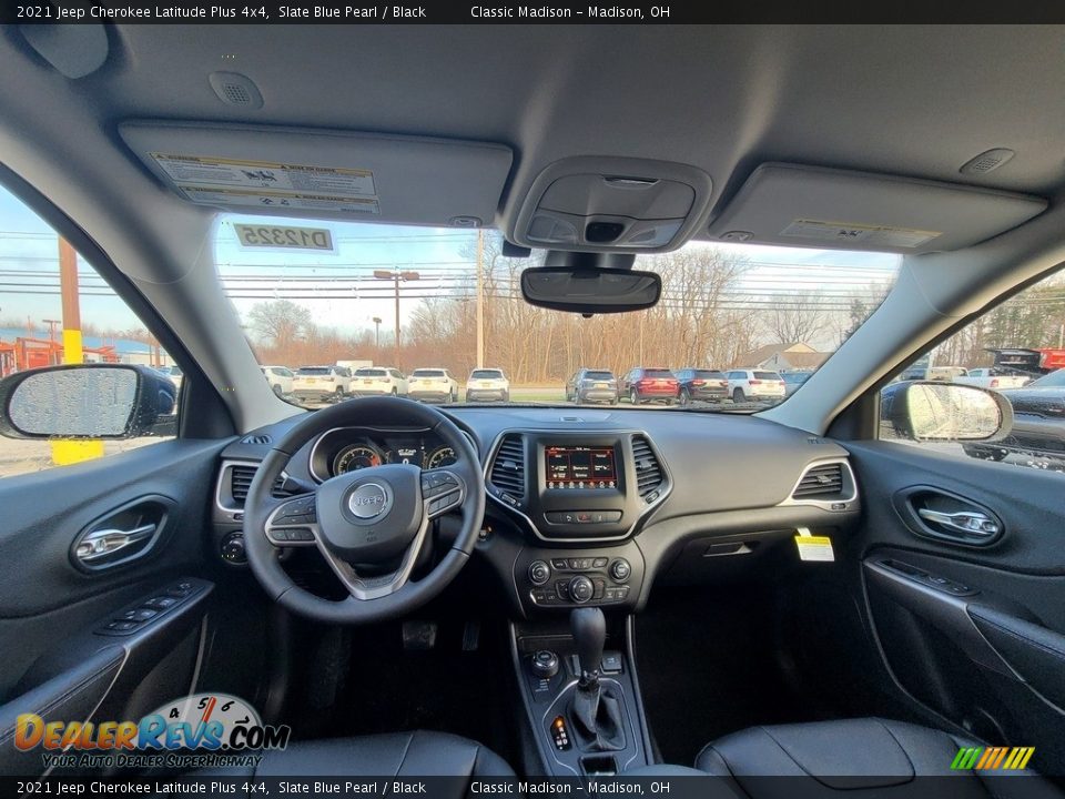 2021 Jeep Cherokee Latitude Plus 4x4 Slate Blue Pearl / Black Photo #5
