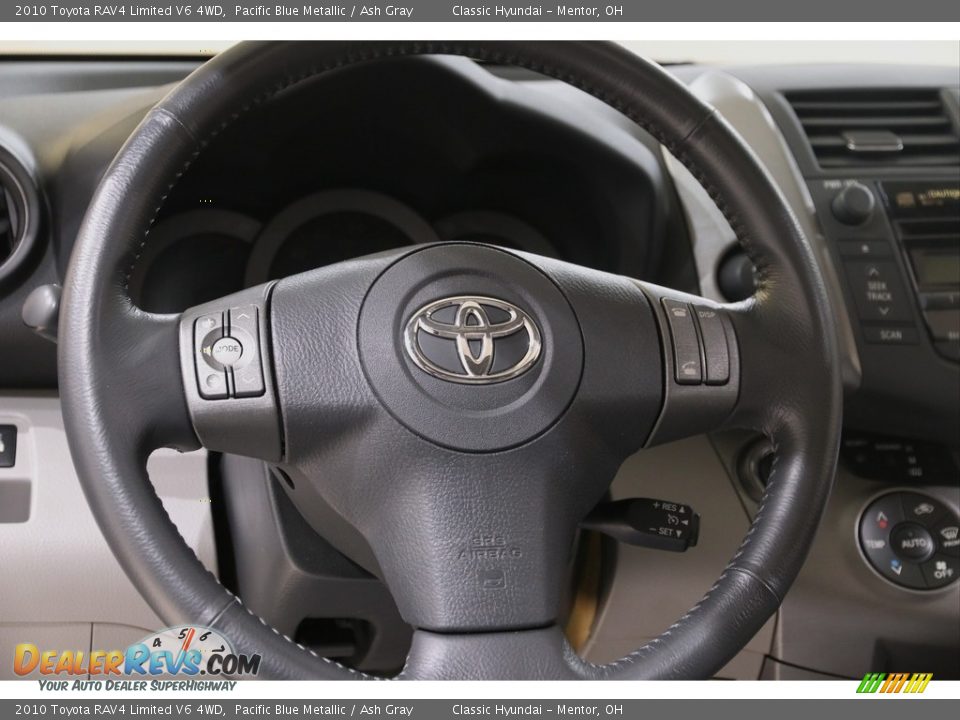 2010 Toyota RAV4 Limited V6 4WD Pacific Blue Metallic / Ash Gray Photo #7