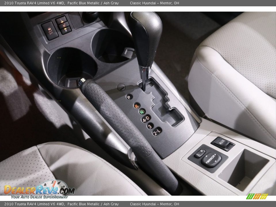 2010 Toyota RAV4 Limited V6 4WD Pacific Blue Metallic / Ash Gray Photo #12