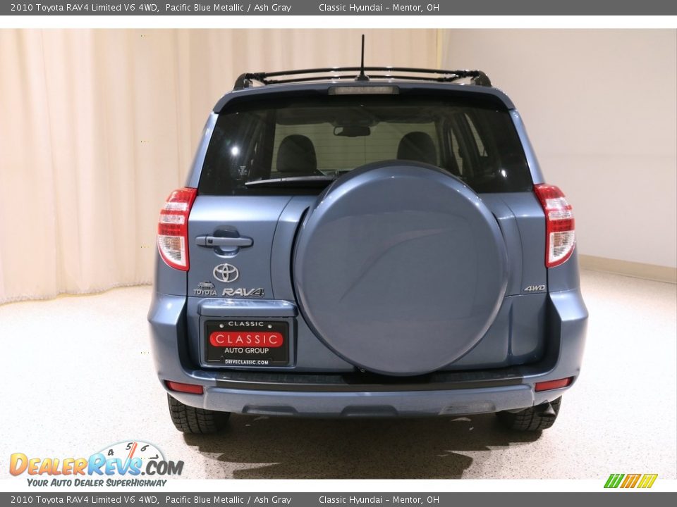 2010 Toyota RAV4 Limited V6 4WD Pacific Blue Metallic / Ash Gray Photo #16