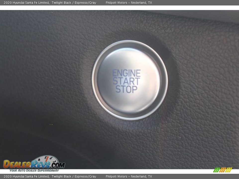 2020 Hyundai Santa Fe Limited Twilight Black / Espresso/Gray Photo #17