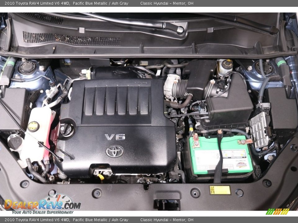 2010 Toyota RAV4 Limited V6 4WD Pacific Blue Metallic / Ash Gray Photo #17