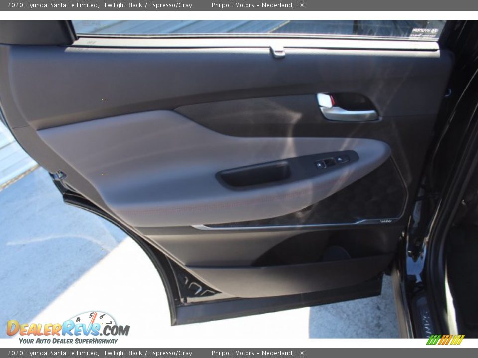 2020 Hyundai Santa Fe Limited Twilight Black / Espresso/Gray Photo #19