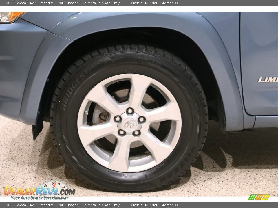 2010 Toyota RAV4 Limited V6 4WD Pacific Blue Metallic / Ash Gray Photo #18