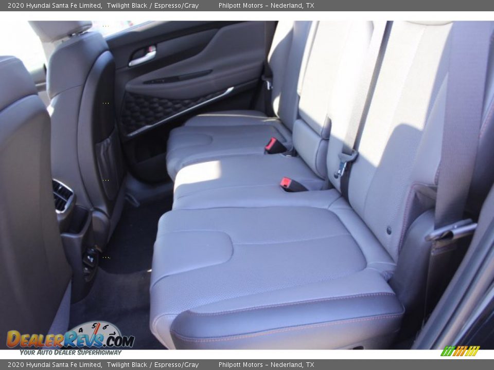2020 Hyundai Santa Fe Limited Twilight Black / Espresso/Gray Photo #20