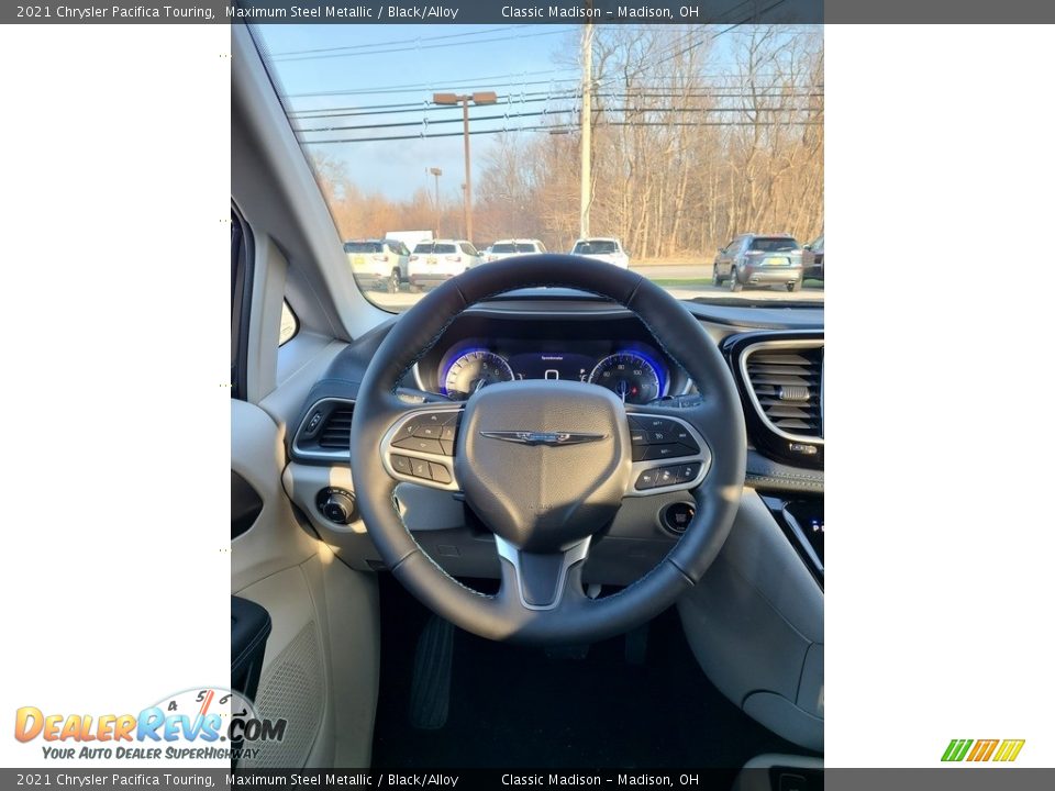 2021 Chrysler Pacifica Touring Maximum Steel Metallic / Black/Alloy Photo #7