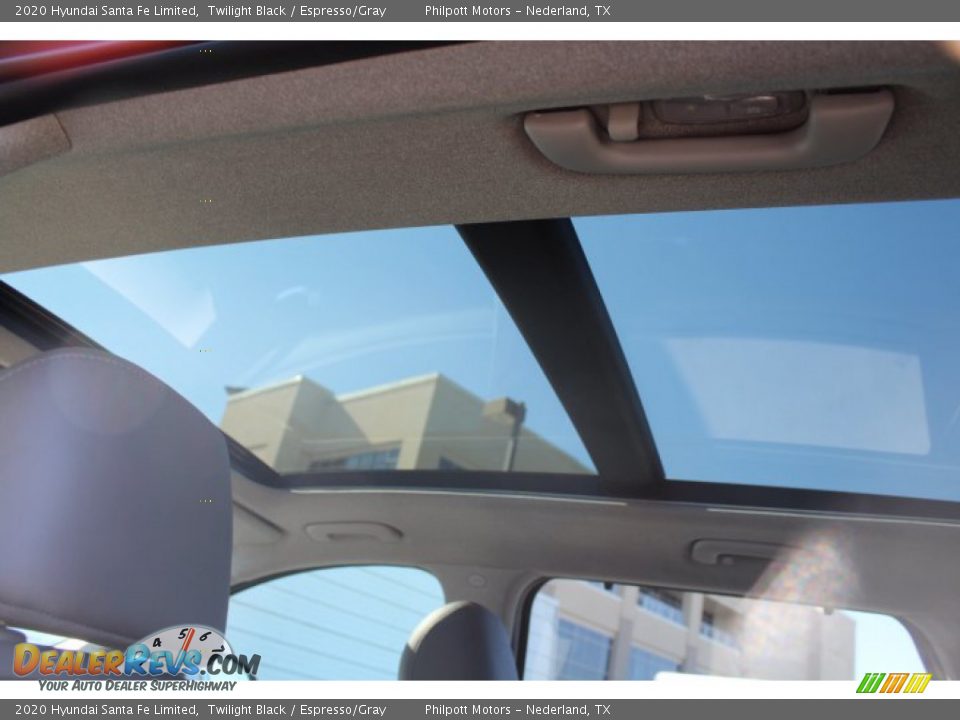 2020 Hyundai Santa Fe Limited Twilight Black / Espresso/Gray Photo #23