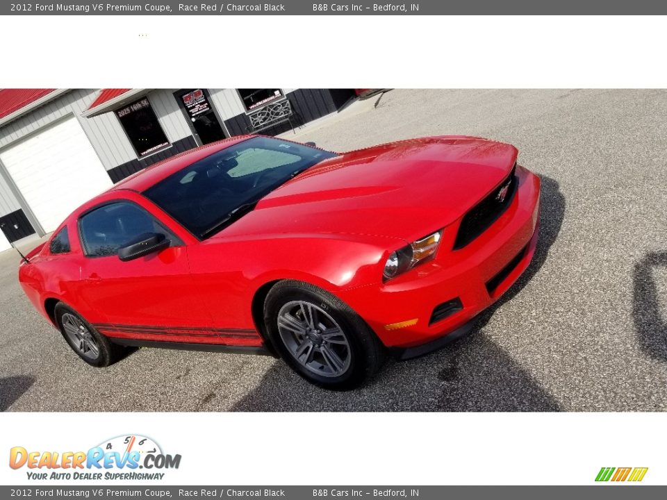 2012 Ford Mustang V6 Premium Coupe Race Red / Charcoal Black Photo #1