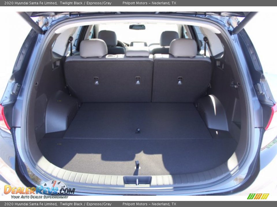 2020 Hyundai Santa Fe Limited Twilight Black / Espresso/Gray Photo #24