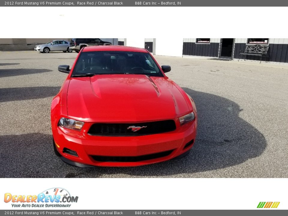 2012 Ford Mustang V6 Premium Coupe Race Red / Charcoal Black Photo #2