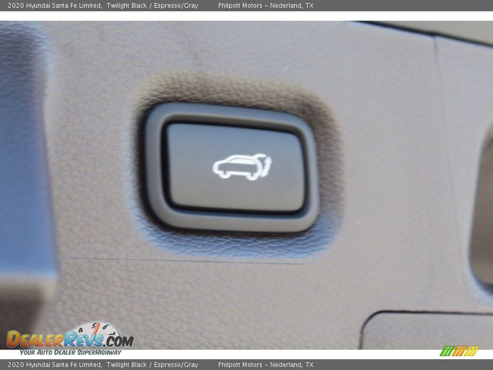 2020 Hyundai Santa Fe Limited Twilight Black / Espresso/Gray Photo #25