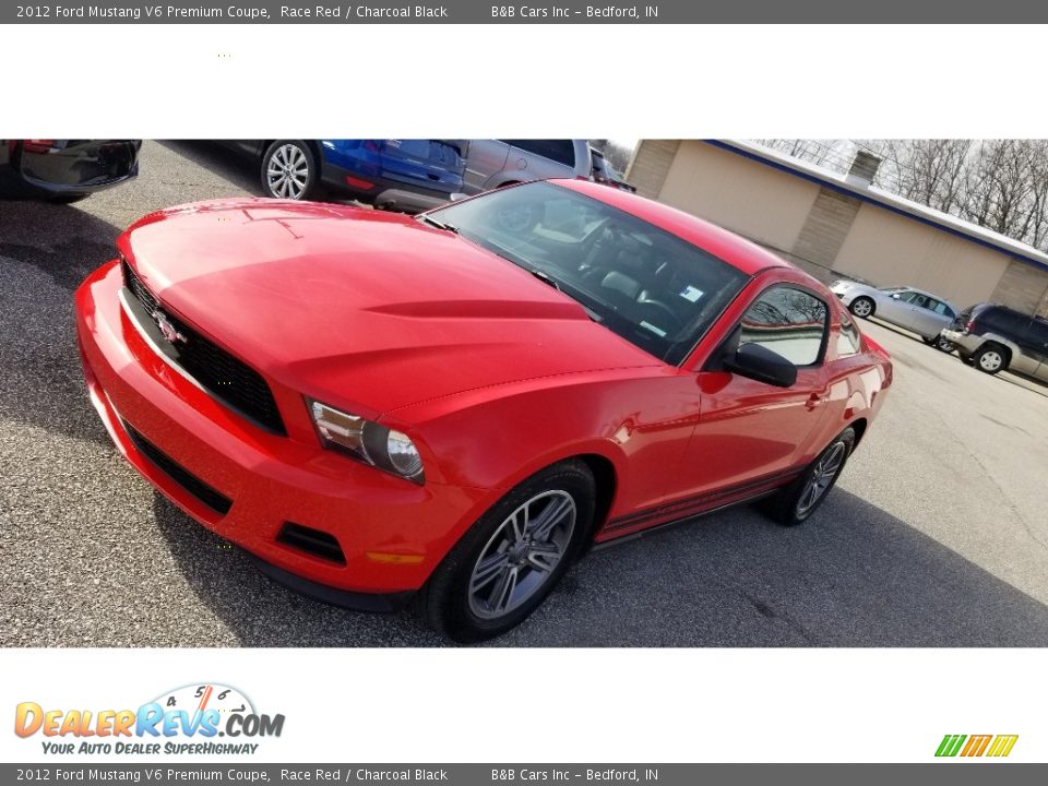 2012 Ford Mustang V6 Premium Coupe Race Red / Charcoal Black Photo #3