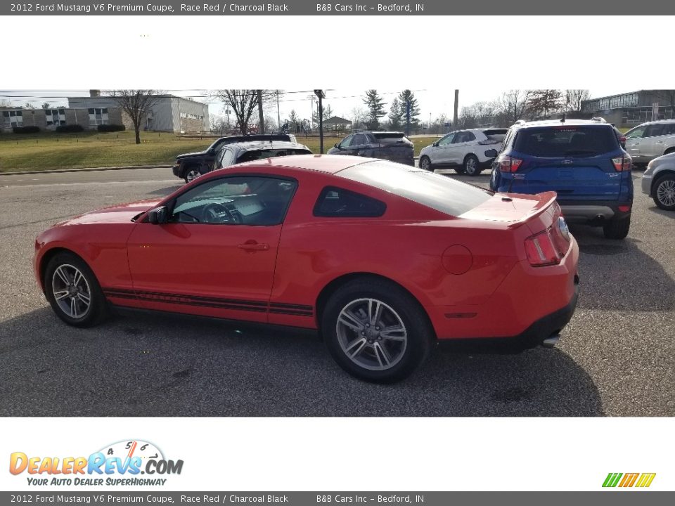 2012 Ford Mustang V6 Premium Coupe Race Red / Charcoal Black Photo #5