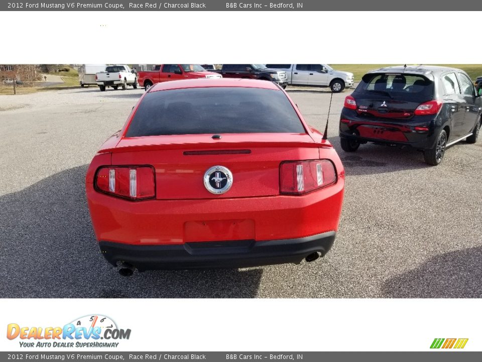 2012 Ford Mustang V6 Premium Coupe Race Red / Charcoal Black Photo #7