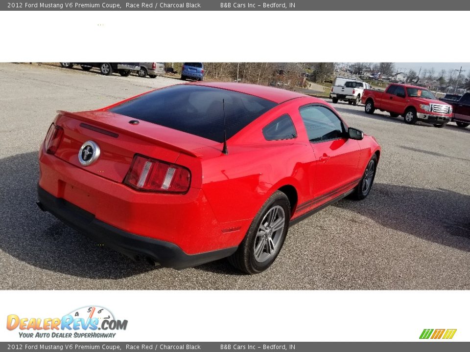 2012 Ford Mustang V6 Premium Coupe Race Red / Charcoal Black Photo #8