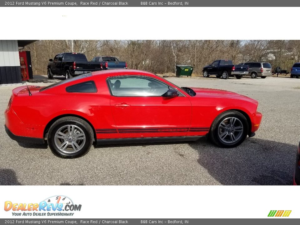 2012 Ford Mustang V6 Premium Coupe Race Red / Charcoal Black Photo #9