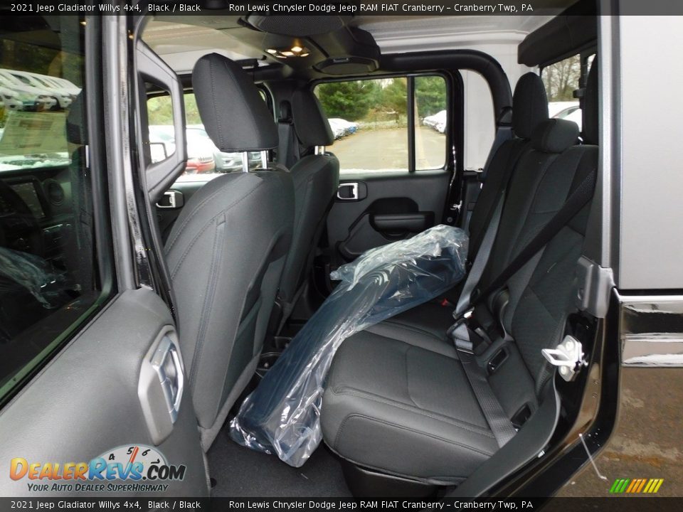 Rear Seat of 2021 Jeep Gladiator Willys 4x4 Photo #11
