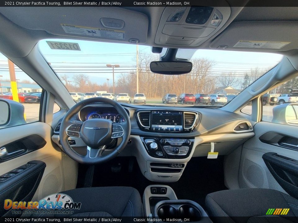 Black/Alloy Interior - 2021 Chrysler Pacifica Touring Photo #6