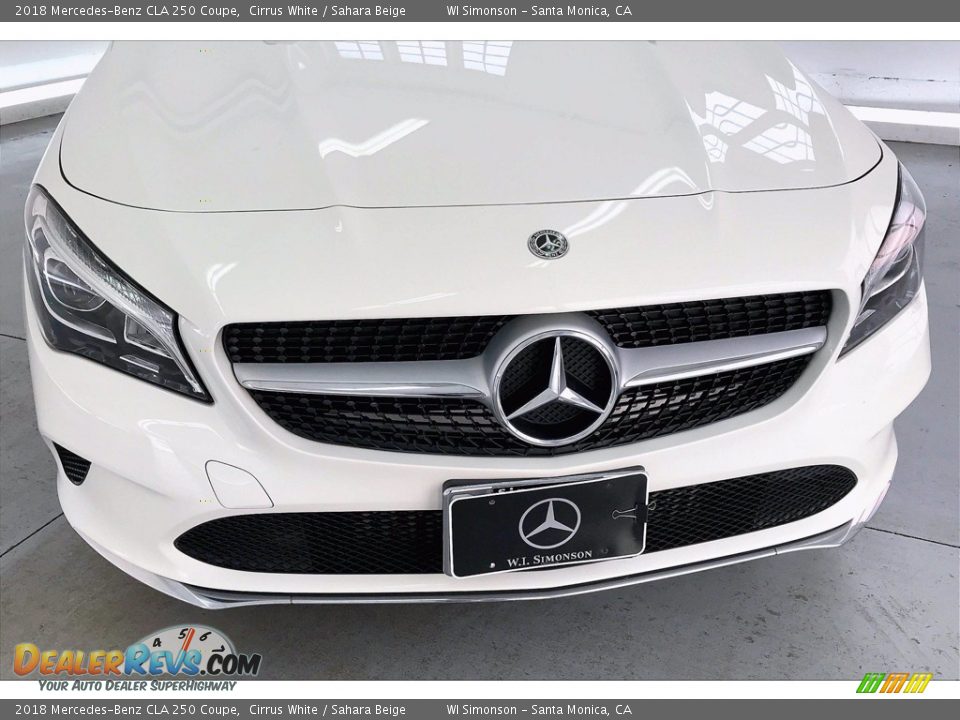 2018 Mercedes-Benz CLA 250 Coupe Cirrus White / Sahara Beige Photo #30