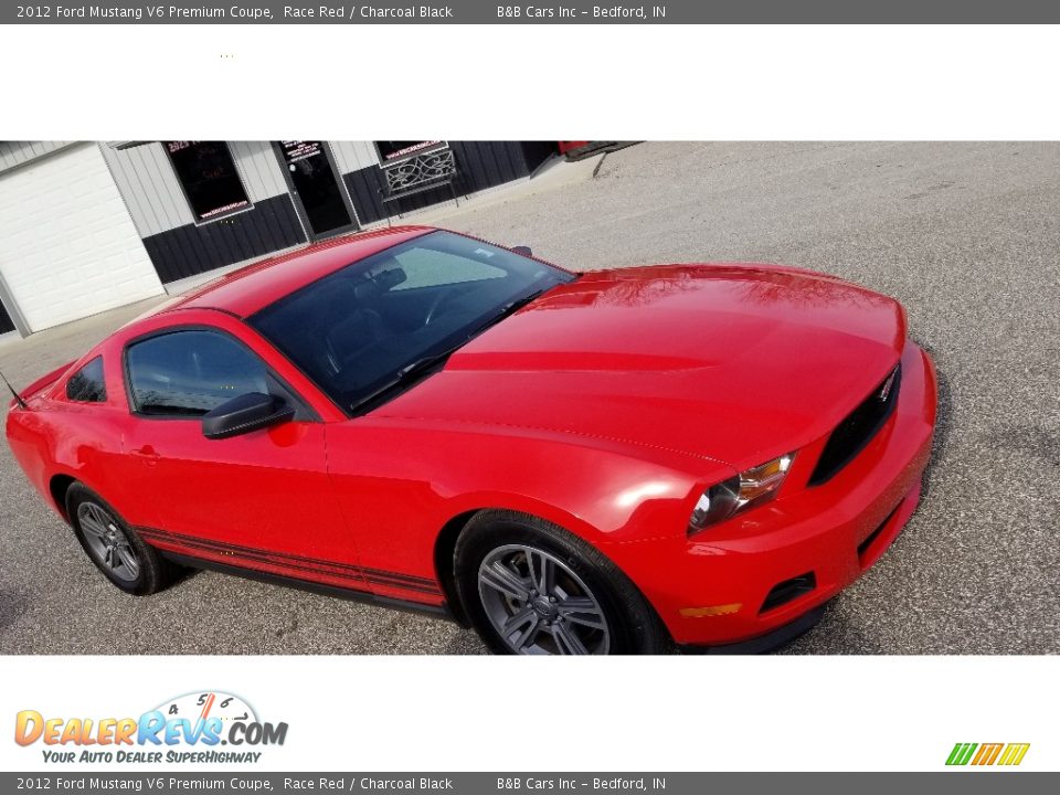 2012 Ford Mustang V6 Premium Coupe Race Red / Charcoal Black Photo #21
