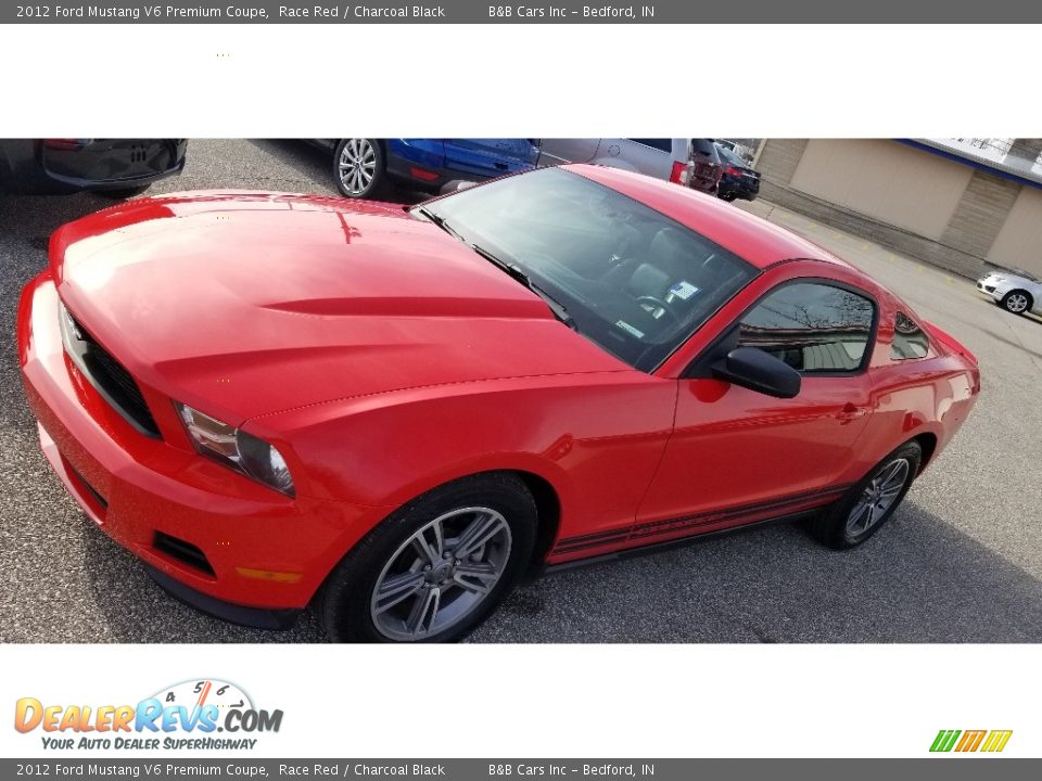 2012 Ford Mustang V6 Premium Coupe Race Red / Charcoal Black Photo #22