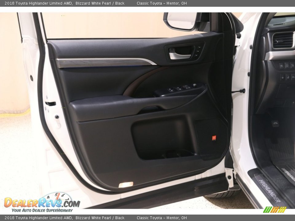 2018 Toyota Highlander Limited AWD Blizzard White Pearl / Black Photo #4