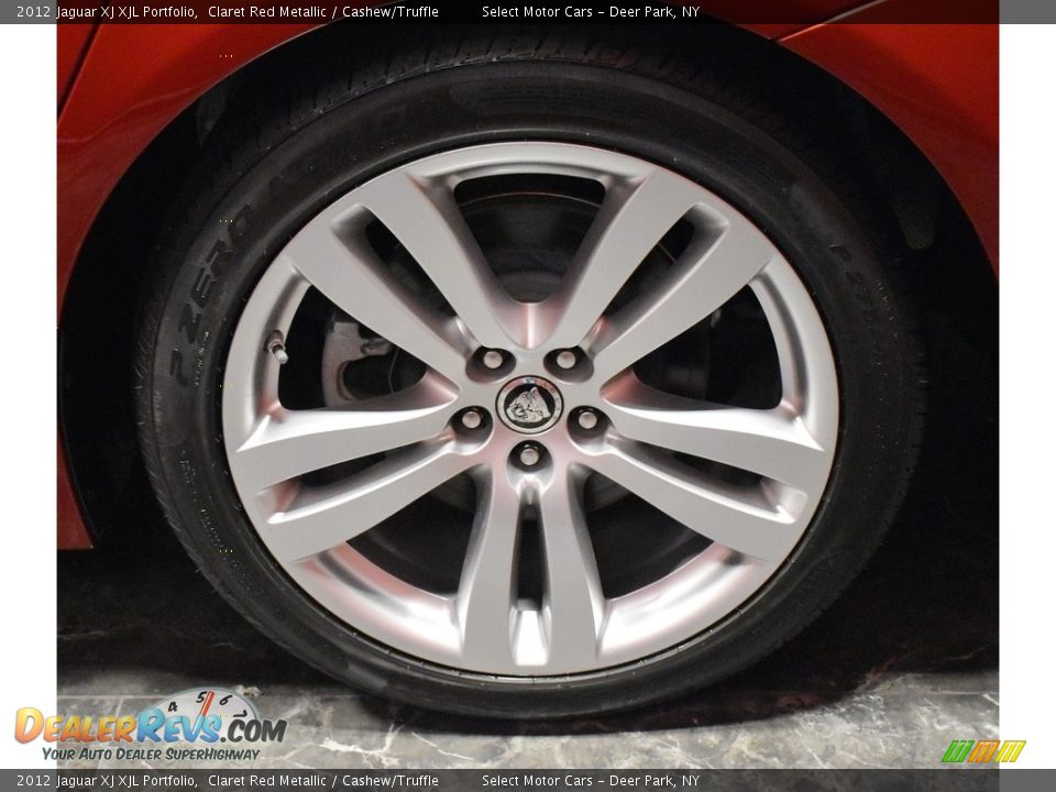2012 Jaguar XJ XJL Portfolio Claret Red Metallic / Cashew/Truffle Photo #8