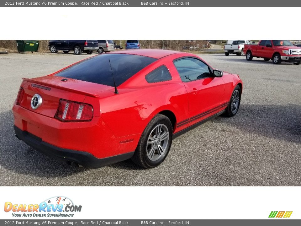 2012 Ford Mustang V6 Premium Coupe Race Red / Charcoal Black Photo #25