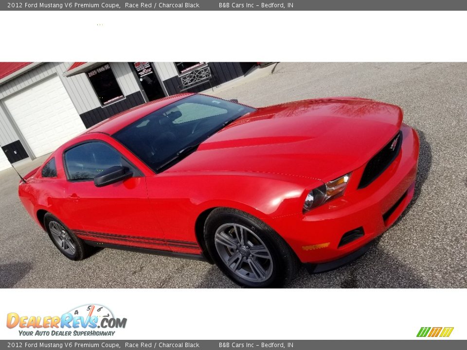 2012 Ford Mustang V6 Premium Coupe Race Red / Charcoal Black Photo #26