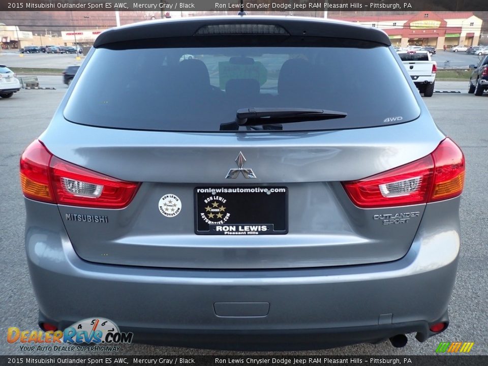 2015 Mitsubishi Outlander Sport ES AWC Mercury Gray / Black Photo #4