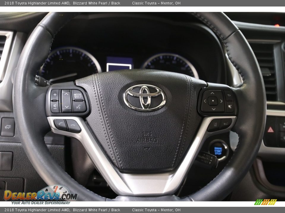 2018 Toyota Highlander Limited AWD Blizzard White Pearl / Black Photo #7