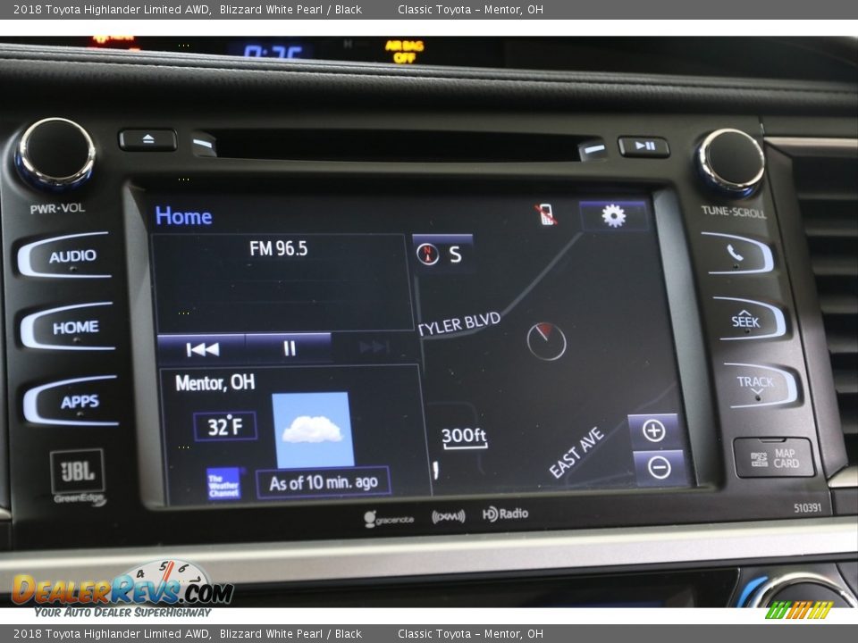2018 Toyota Highlander Limited AWD Blizzard White Pearl / Black Photo #10