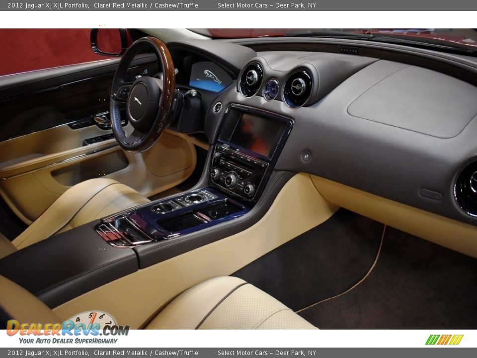2012 Jaguar XJ XJL Portfolio Claret Red Metallic / Cashew/Truffle Photo #15