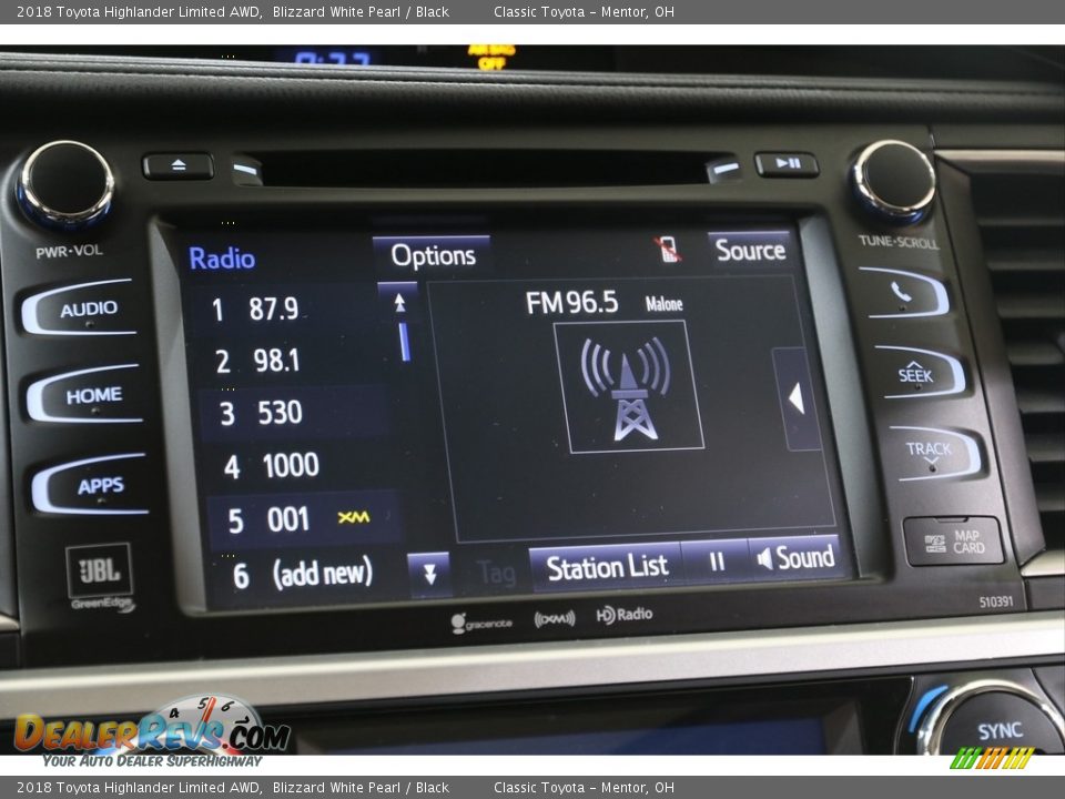2018 Toyota Highlander Limited AWD Blizzard White Pearl / Black Photo #12